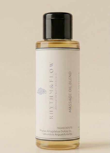 Massage Oil Blend Rhythm & Flow Aromatherapy Massage
