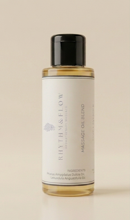 Massage Oil Blend Rhythm & Flow Aromatherapy Massage
